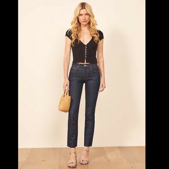 Reformation Julia High Rise Cigarette Jeans - Picture 5 of 10
